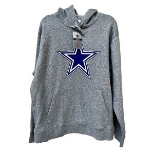 Nike Dallas Cowboys Hoodie Mens Size XL Playback Grey Blue Star Logo NEW NWT